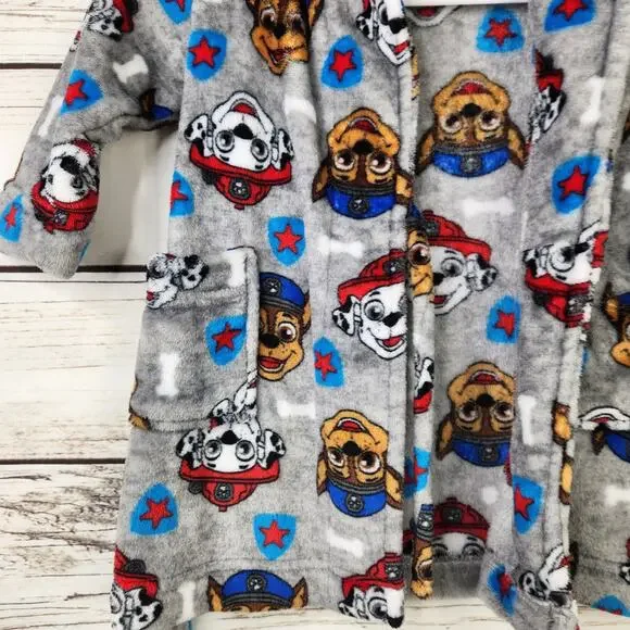 Nickelodeon Paw Patrol Boys Size 2t Robe Fall Cozy - Picture 5 of 6